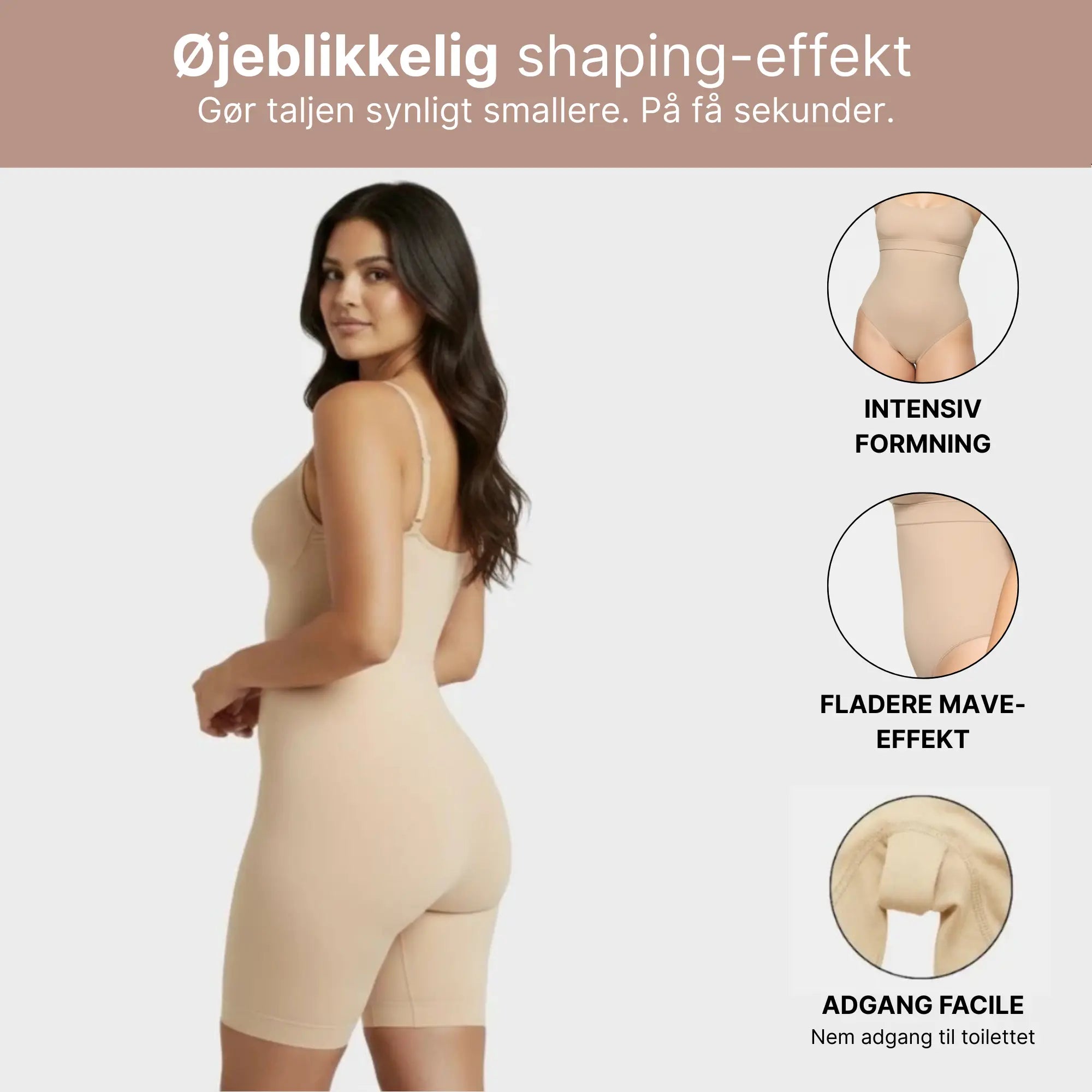 Body med ultra-formende shorts